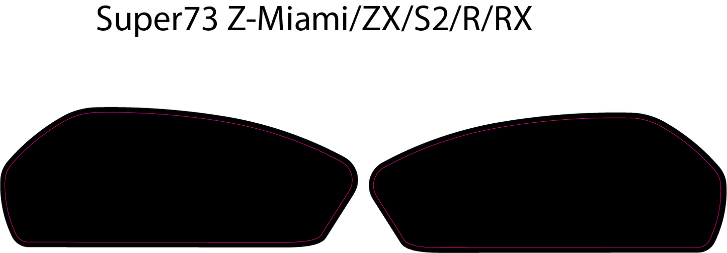 Super 73 battery decal (Comes with both sides)