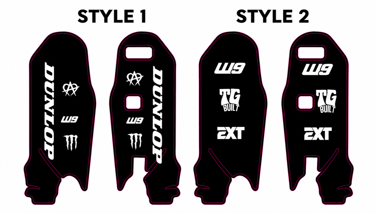 Ultra Bee Fork Guard Decals