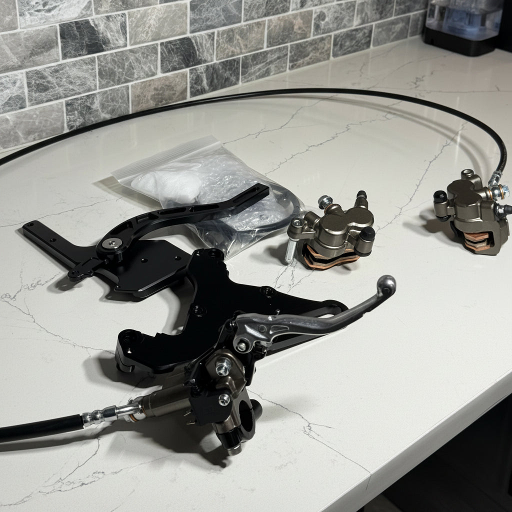TUTTIO PERFORMANCE FOOTBRAKE & DUAL CALIPER KIT