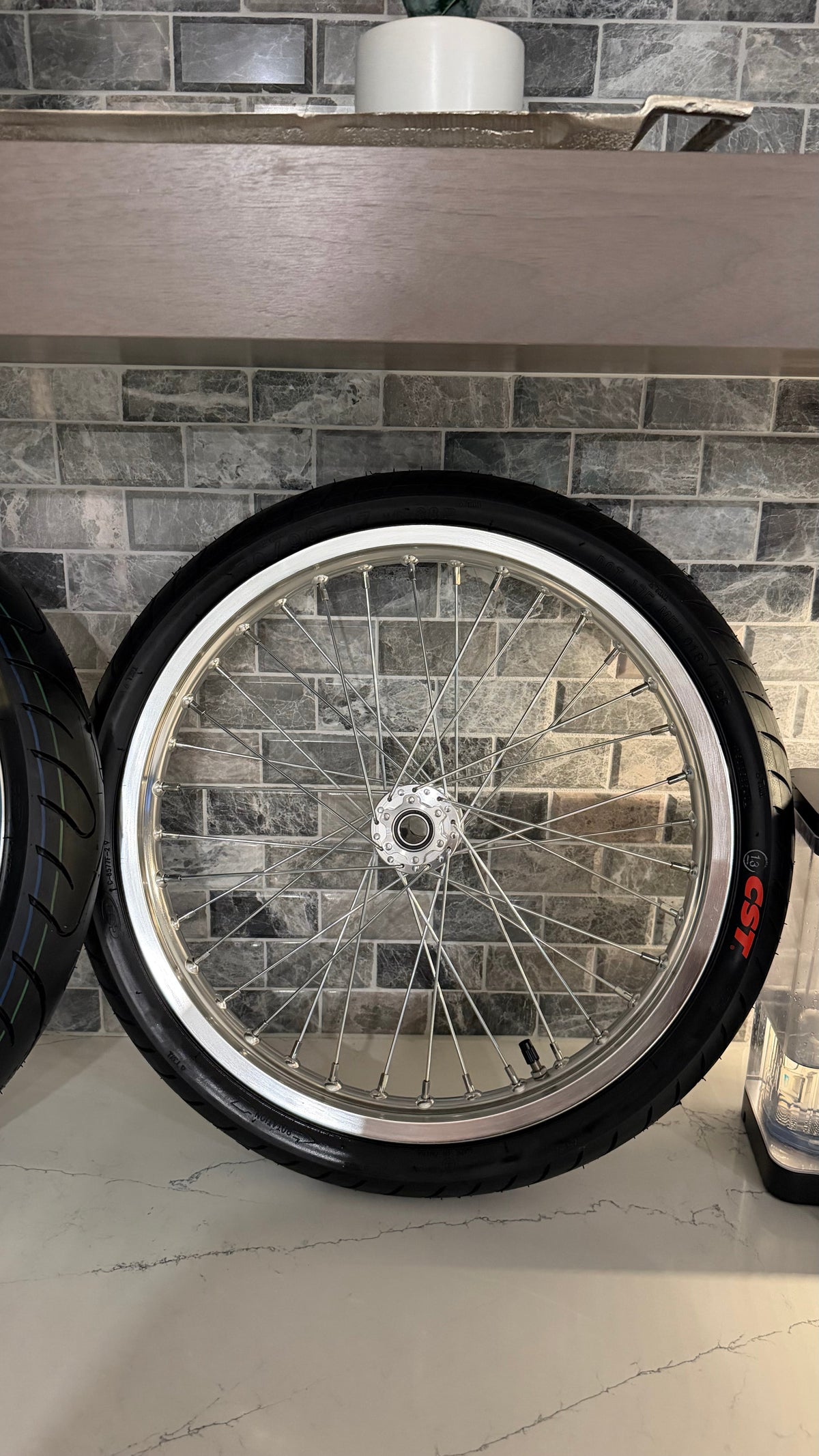 Chrome LBX/Eride Supermoto Wheel Set