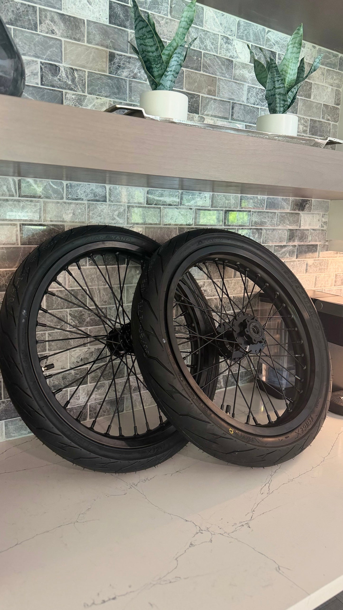 Light Bee/Eride Supermoto Wheel Set