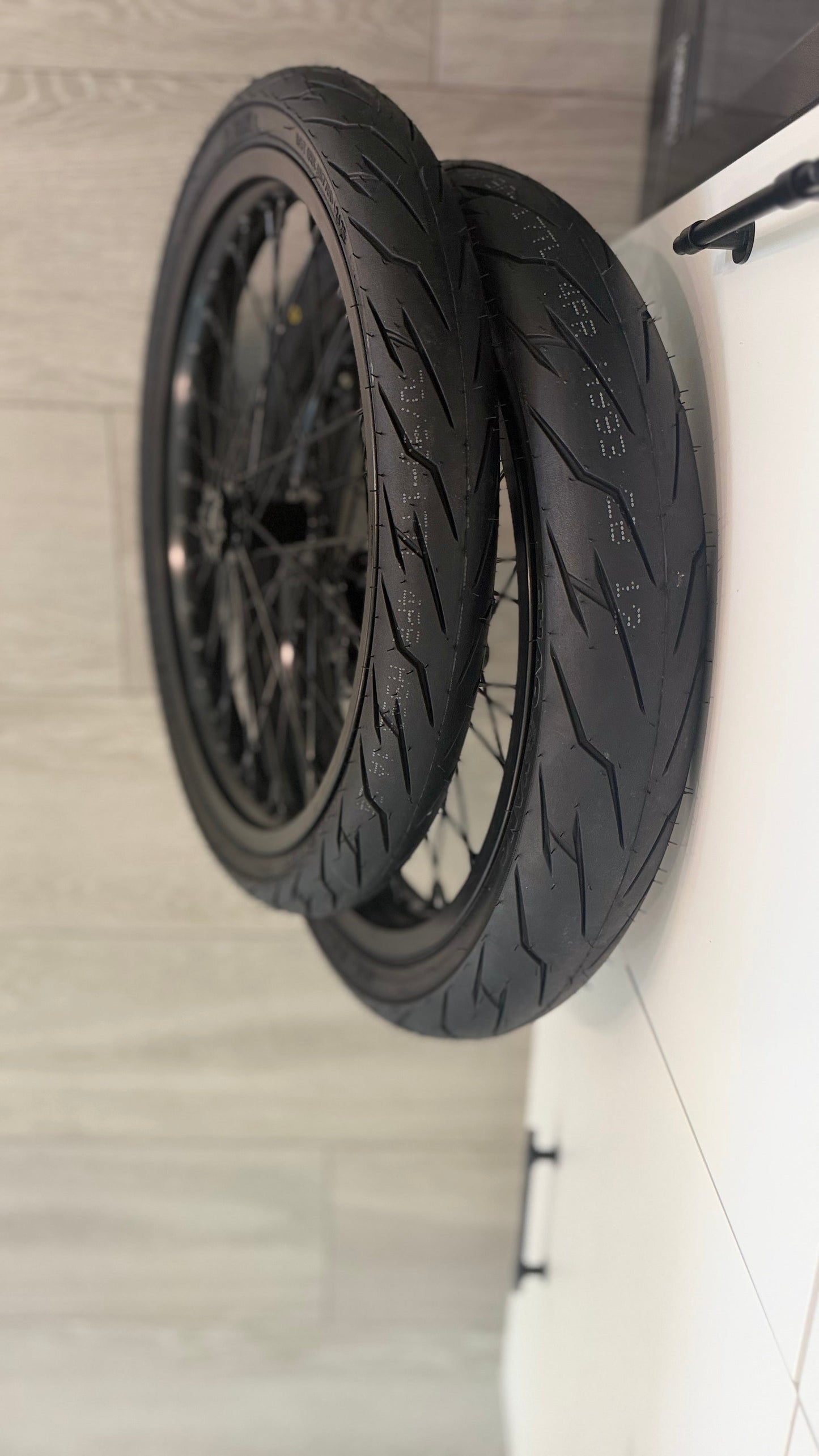 Light Bee/Eride Supermoto Wheel Set