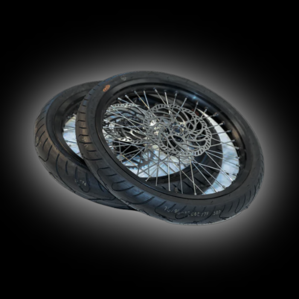 Talaria XXX/MX3/MX4 Supermoto Wheel Set ~ 21 Day Lead Time