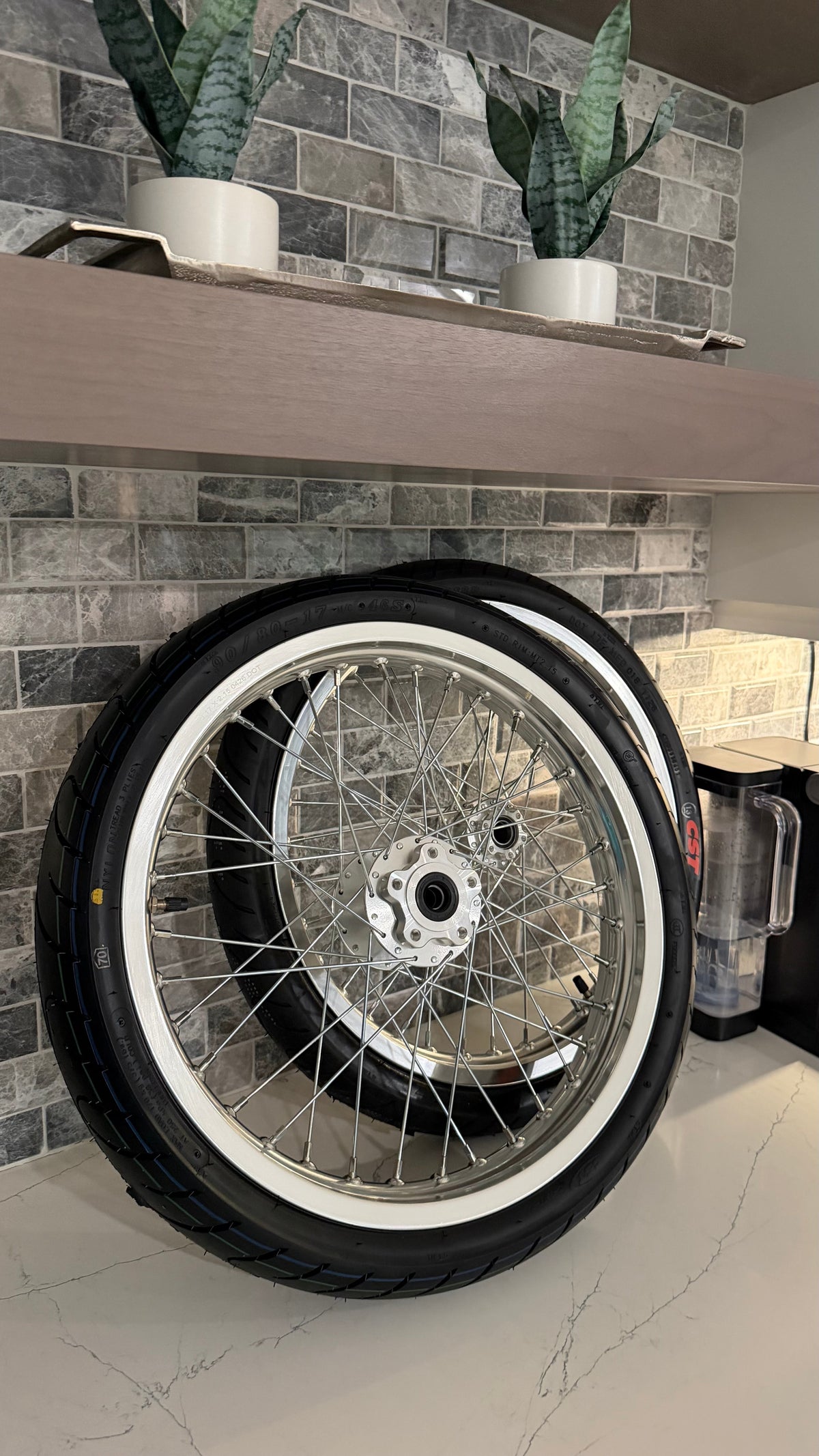 Chrome LBX/Eride Supermoto Wheel Set