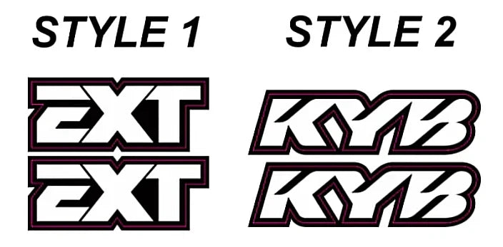 Fork Tube Decals