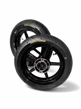 Black Tuttio/Yozma 12" Supermoto Wheelset